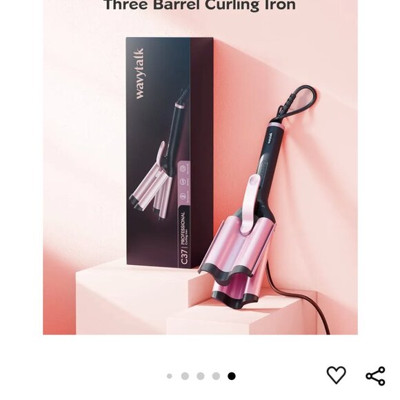 Wavytalk 3 barrel beach wave hair crimper - Picture 2 of 7